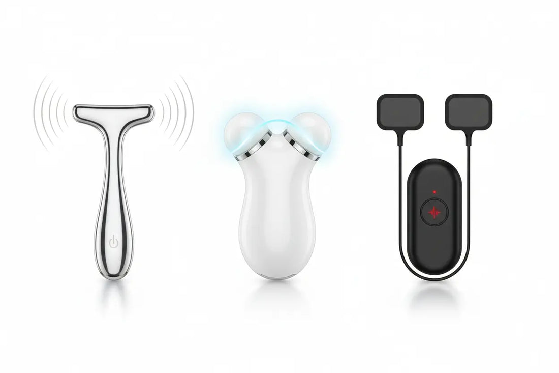 Facial Massage Devices Comparison: Vibration vs Microcurrent vs EMS