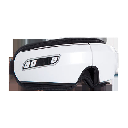 White and black massage device on a white background