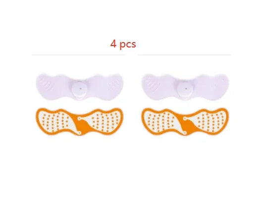 Two pairs of orange goggles with white lenses on a white background, labeled '4 pcs'.